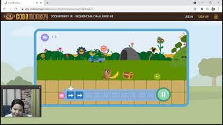 Level 1: Sequencing & Level 2: Advanced Sequencing | Code Monkey Jr. by Zidane