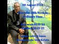 Fr Makamure 08 August 2024.Ngatizvipireyi kuna Mambo wedu Yesu Kristo