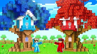 Nico Vs Cash Tree House Battle In Minecraft