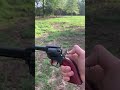 shooting the .22 revolver gun