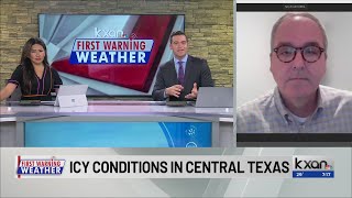 TxDOT discusses crashes, icy road conditions