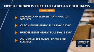 MMSD expands free full-day 4K programs