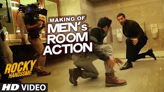MAKING OF MEN's ROOM ACTION | Rocky Handsome | John Abraham, Nishikant Kamat | T-Series