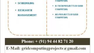 GRID COMPUTING PROJECTS CODES IN VICTORIA