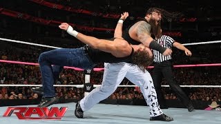 Roman Reigns, Dean Ambrose & Randy Orton vs. The Wyatt Family: Raw, Oct. 5, 2015