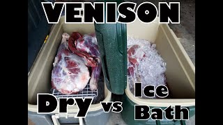 Deer Meat - Ice Bath Or Dry? Debate is ended