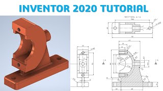 Inventor 2020 Tutorial #157 | 3D Model Basic Beginers