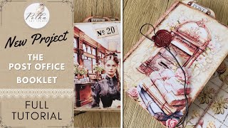 Chunky Vintage Post Office Booklet - Full Tutorial, Paper Craft Project