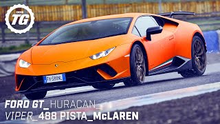 Chris Harris Drives... Best of Supercars: Ford GT, Lamborghini Huracan, 488 Pista | Top Gear