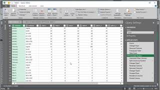 Transpose, Unpivot and Normalize Data - POWER QUERY