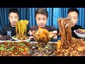 Chinese Food Mukbang Eating Show Asmr | Cold gourd shreds, Braised Pork Elbow, Meat Vermicelli