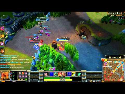 League of Legends: Lee Sin gank League of Legends: Lee Sin gank