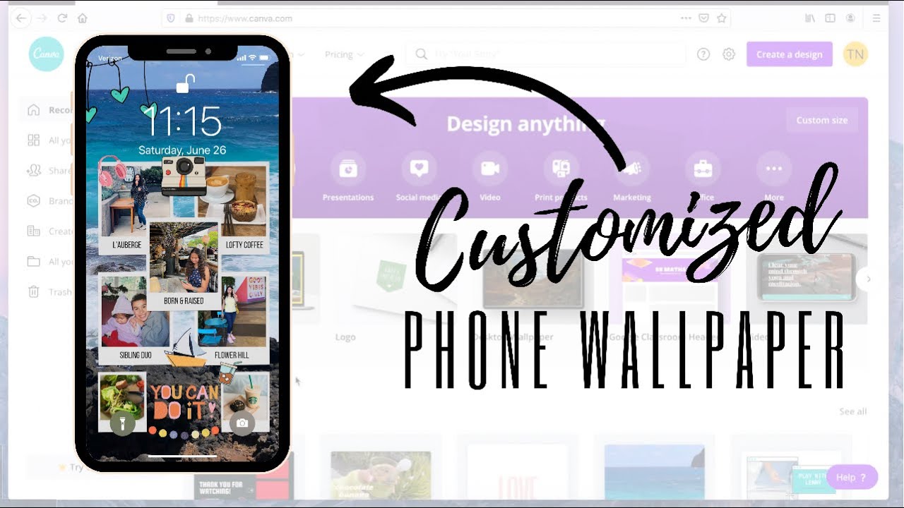 Phone Wallpaper Maker Canva At Harrison Humphery Blog