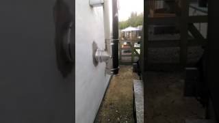 Installing a twin walled flue