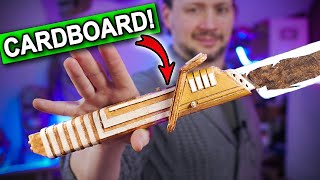 Make your own Darksaber from CARDBOARD!