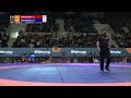 1/8 FS - 57 kg: A. SMANBEKOV (KGZ) v. A. YESSENGELDI (KAZ)