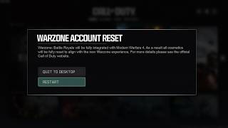 The Warzone Full Reset Update.. (ALL Cosmetics)