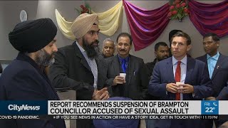 Report recommends suspension of Brampton councillor