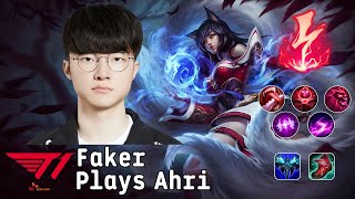 T1 MID Faker Plays Ahri | Watch a Pro Rank Without Downtime
