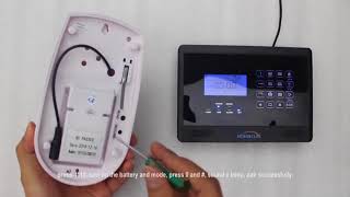 HOMSECUR YA09 Wireless Alarm System - HOW TO QUICK GUIDE