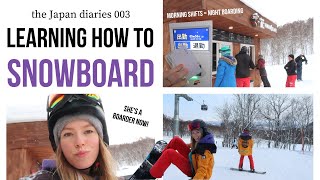 Learning to Snowboard at 24 / the Japan diaries 003