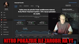 NITRO POKAZUJE ILE ZARABIA NA YOUTUBIE