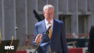 Mayor de Blasio Deliver Remarks at the First Performance of Restart Stages at Lincoln Center