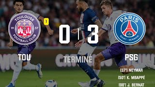 PSG - Toulouse ⚽️ : 3 - 0 - Neymar- Mbappé et Bernat marquent contre Toulouse !