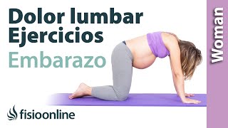 Cómo ALIVIAR el dolor LUMBAR  en el EMBARAZO 🤰🏽