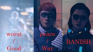 Starfield Shattered Space All Endings (worst, good ending A & B, peace/war ending, banish ending)