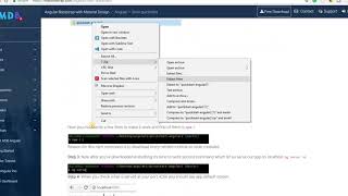 Angular Training Part 7 - Creating a Project using Angular CLI