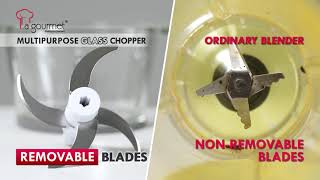 [EN] La gourmet Glass Food Chopper VS Other Brands