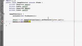 Java GUI Tutorial 3 Adding images