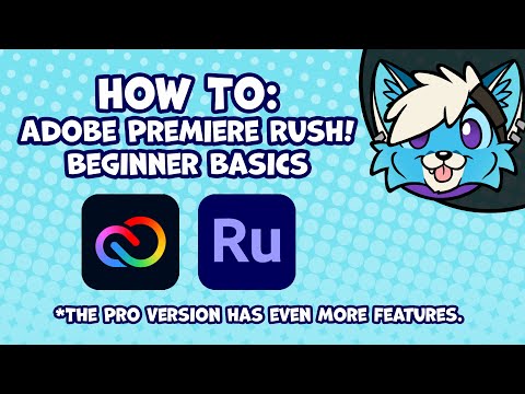 Adobe Premiere Rush Basics || Beginner's guide