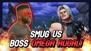 THIS IS THE SOFTEST BOSS OF ALL TIME! SMUG VS BOSS OMEGA RUGAL! KOF15