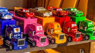 Disney Pixar Cars Lightning Mcqueen, Dinoco, Mater, Tex, Sarge, Finn, Frank, Guido, Mack, DJ, Wingo