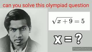 can you solve this olympiad question.