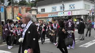 本町の太鼓台が下りて来ました～　亀谷坂下　七町合同曳き廻し　二本松提灯祭り2019 本祭り　00064