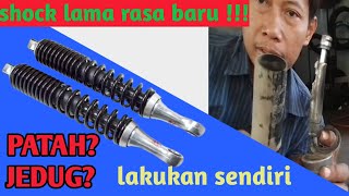 CARA GANTI Hidrolik SHOCK BELAKANG SUPRA X 125@TipsOtomotif23