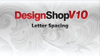 DesignShop V10 ~ Letter Spacing