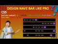 Css tutorial :creating a navigation bar manu