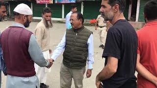 Watch: NSA Ajit Doval interacts with locals in Jammu and Kashmir's Shopian