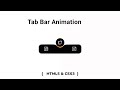 Tab bar animation in html css | Navigation Menu Bar | Navigation Menu Indicator
