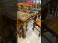 dining semi victoria segun wood lacquer polish shorts furniture habib bd dining