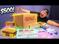 Unboxing A $500 Yu-Gi-Oh Holiday Mystery Box! Biggest Yu-Gi-Oh Card Opening Ever! (What's Inside?!)