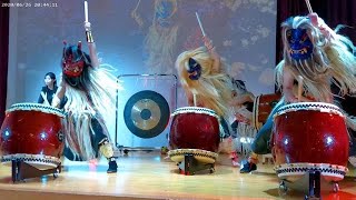 大迫力のなまはげ太鼓　恩荷　男鹿温泉交流会館　五風ライブ　2021　【4Ｋ】 Namahage Taiko Drumming Onga