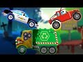 Helping Hand | Police Car | Scary Garbage Truck | Jeep
