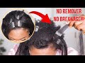 😱‼️ Removing my DIY Tape ins WITHOUT a remover!!!