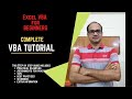 Excel VBA Tutorial for Beginners | Learn Excel VBA step by step with Examples