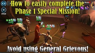 Guide To Clearing The Dark Side Geonosis TB Special Mission In Phase 1 Don39t Use General Grievous